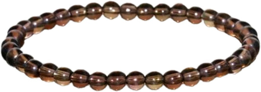 Smoky Quartz Bracelet Natural Gemstone Beaded | Grounding & Protection | Wholesale Bulk Pricing