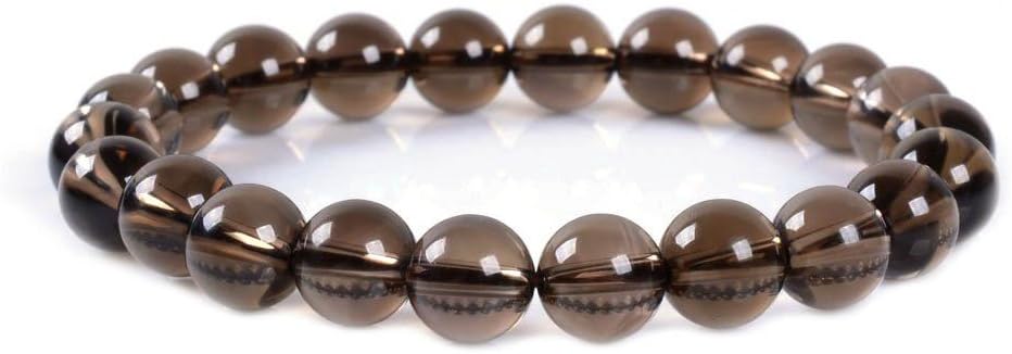 Smoky Quartz Bracelet Natural Gemstone Beaded | Grounding & Protection | Wholesale Bulk Pricing