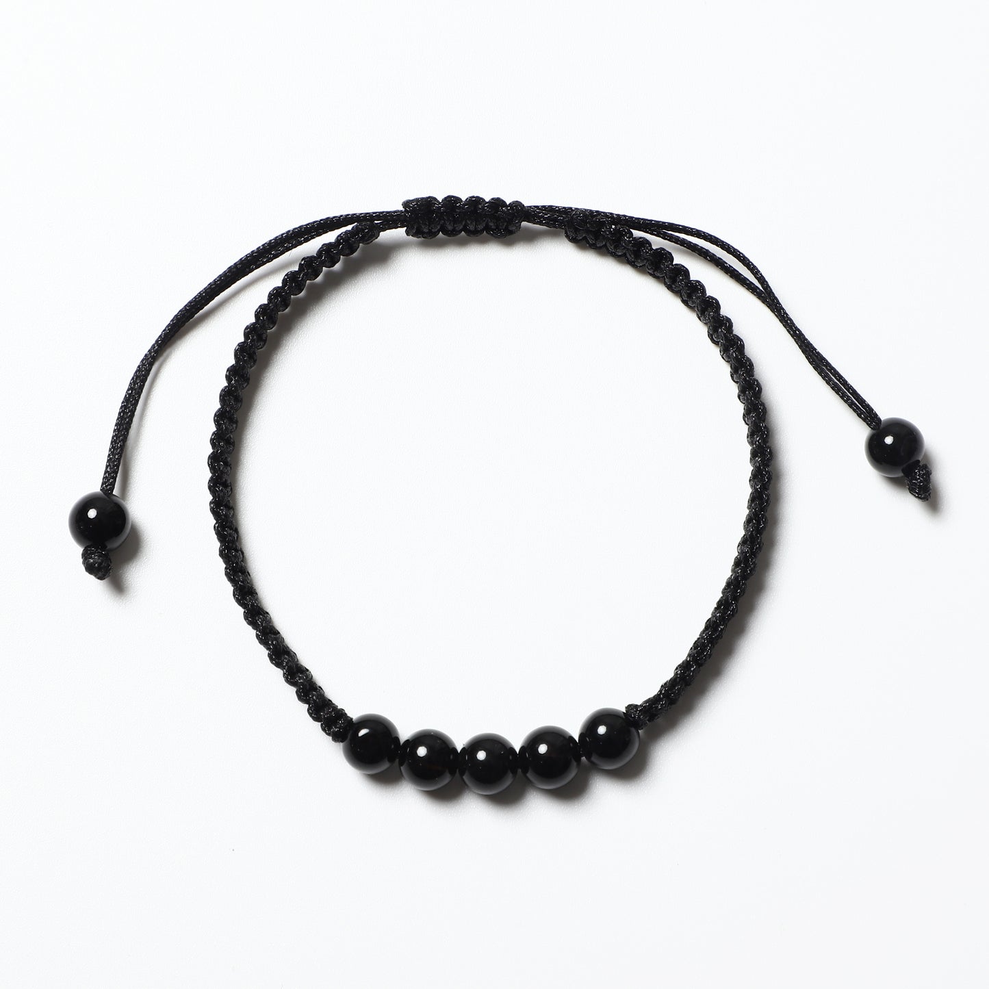 Macrame Bracelet Hand Woven Natural Gemstone Round Beads | Connection & Protection | Wholesale Bulk Pricing