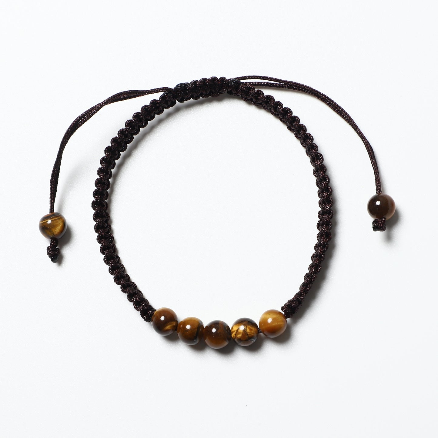Macrame Bracelet Hand Woven Natural Gemstone Round Beads | Connection & Protection | Wholesale Bulk Pricing