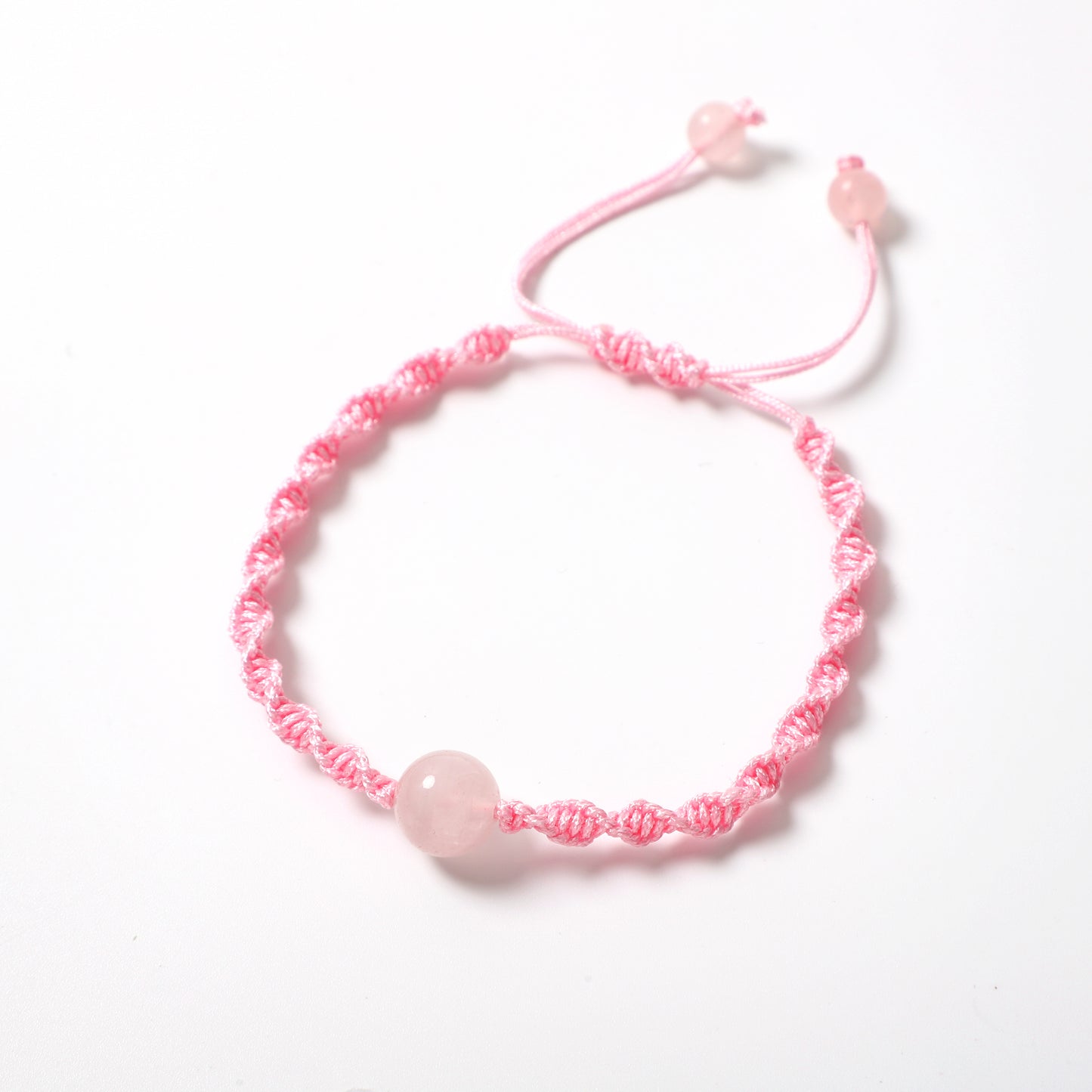 Macrame Bracelet Handcrafted Natural Gemstone Round Beads | Connection & Protection | Wholesale Bulk Pricing