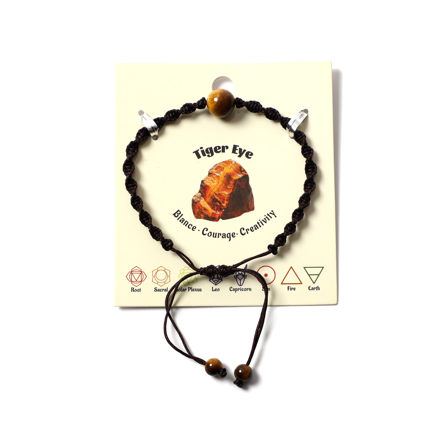 Macrame Bracelet Handcrafted Natural Gemstone Round Beads | Connection & Protection | Wholesale Bulk Pricing
