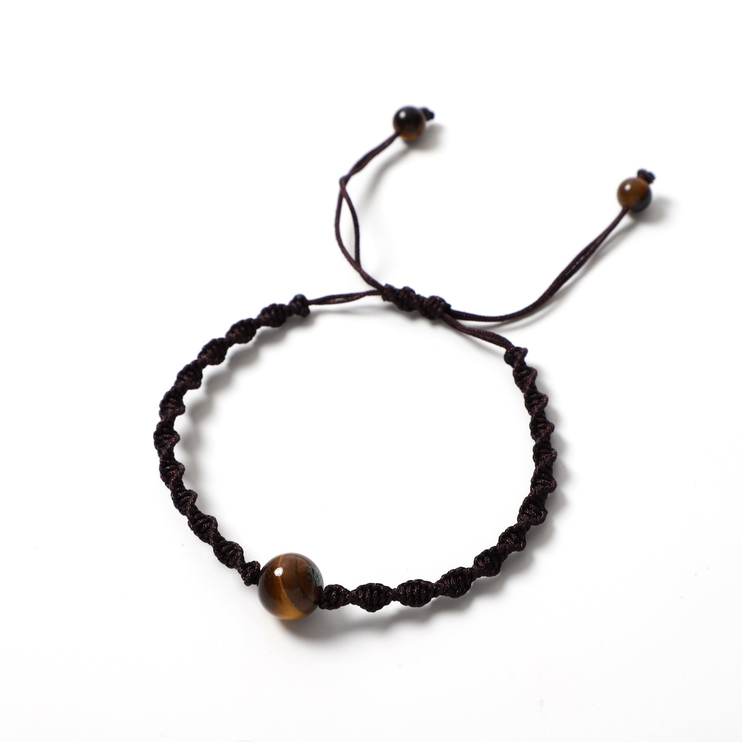 Macrame Bracelet Handcrafted Natural Gemstone Round Beads | Connection & Protection | Wholesale Bulk Pricing