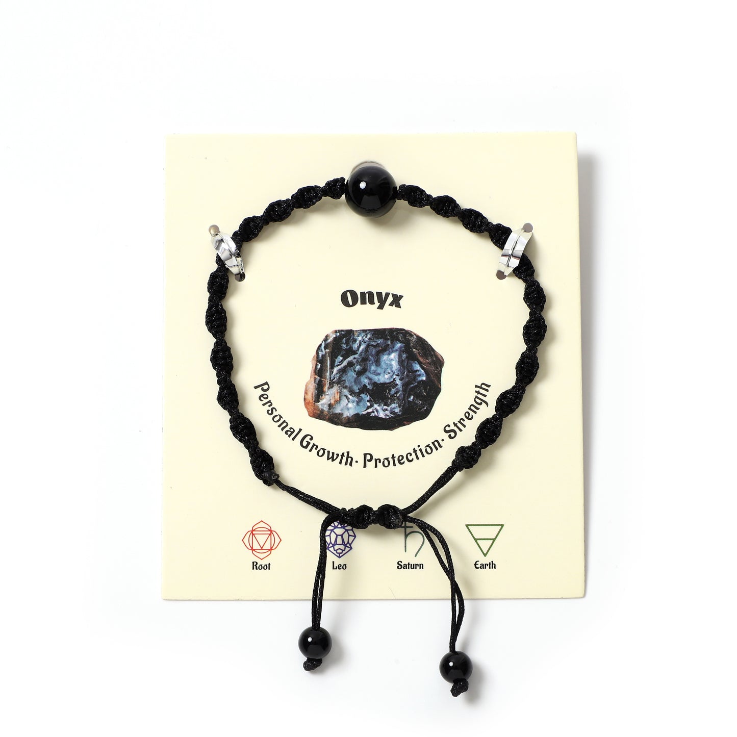 Macrame Bracelet Handcrafted Natural Gemstone Round Beads | Connection & Protection | Wholesale Bulk Pricing