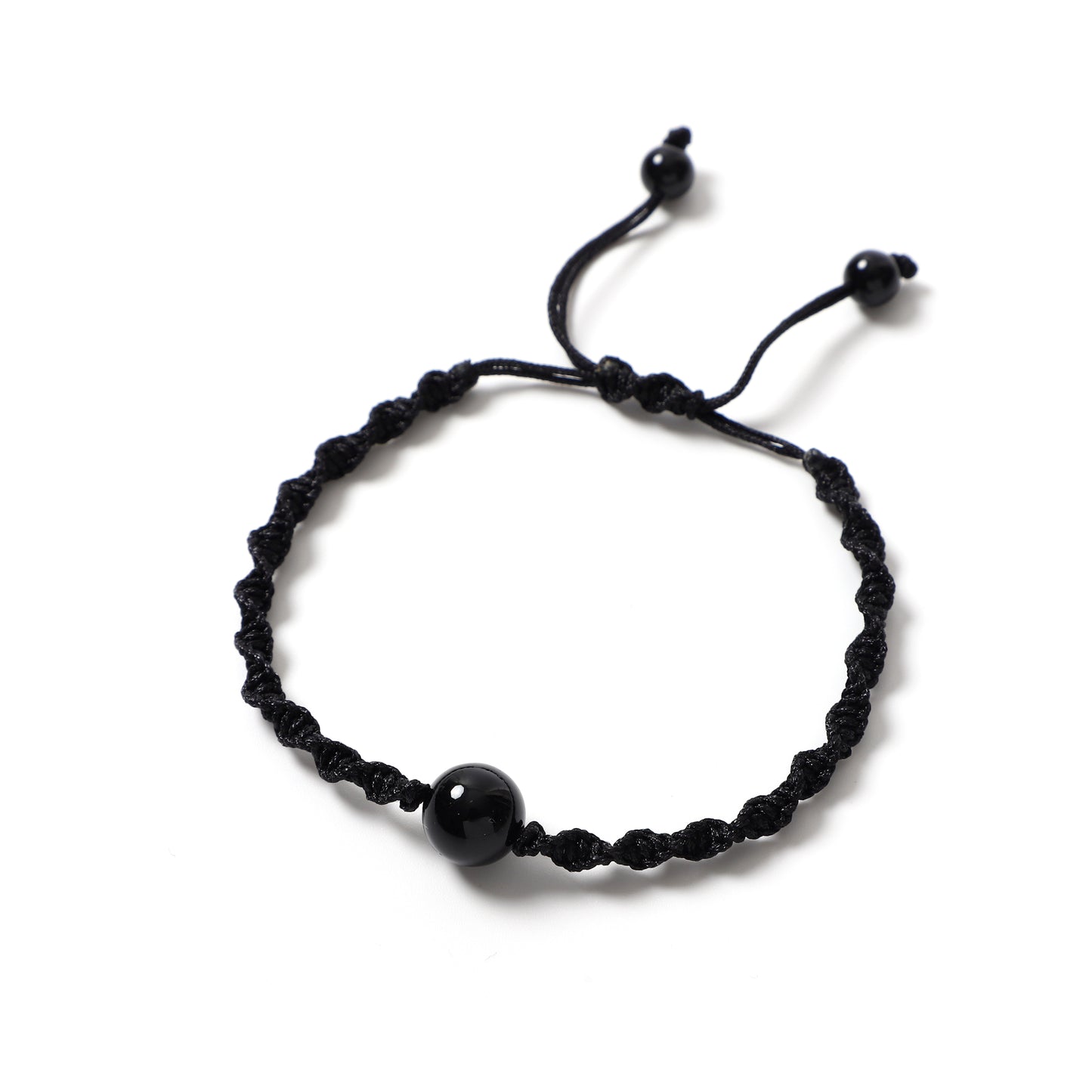Macrame Bracelet Handcrafted Natural Gemstone Round Beads | Connection & Protection | Wholesale Bulk Pricing
