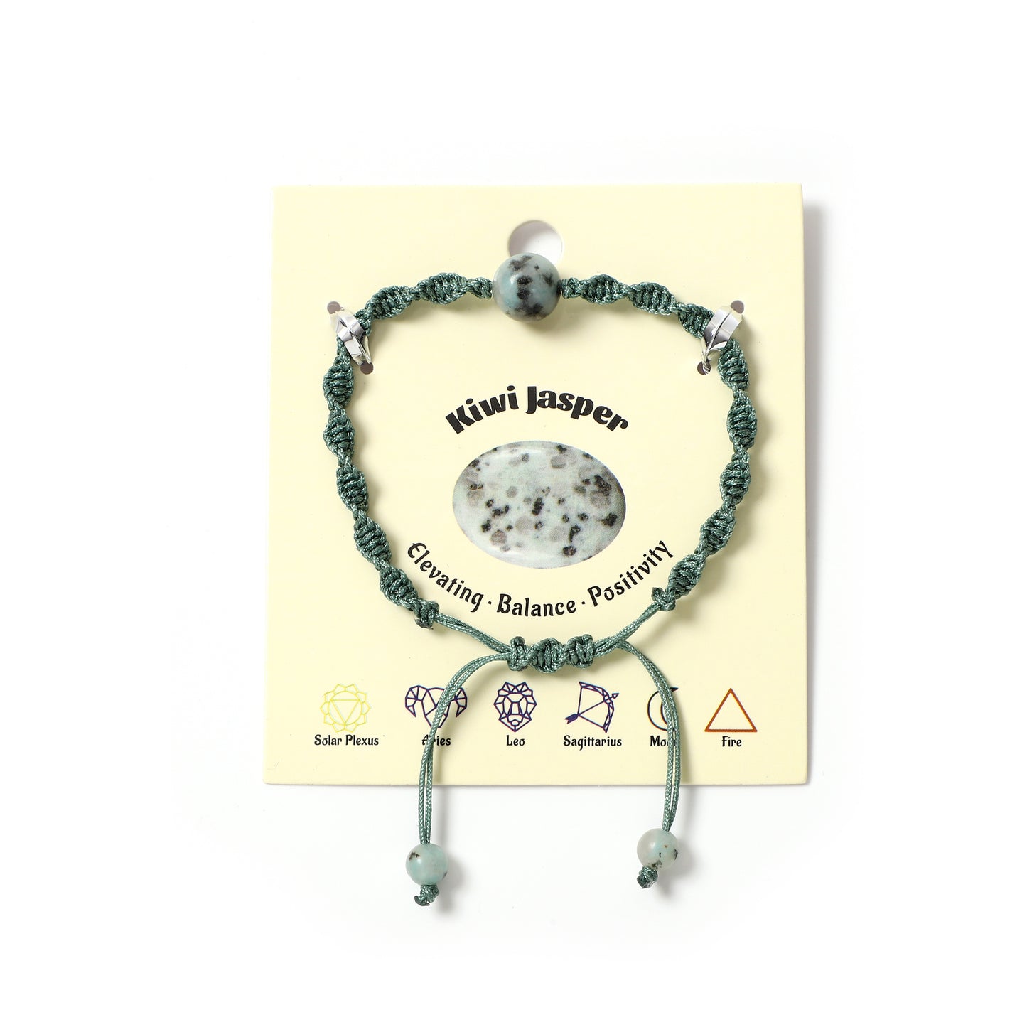 Macrame Bracelet Handcrafted Natural Gemstone Round Beads | Connection & Protection | Wholesale Bulk Pricing
