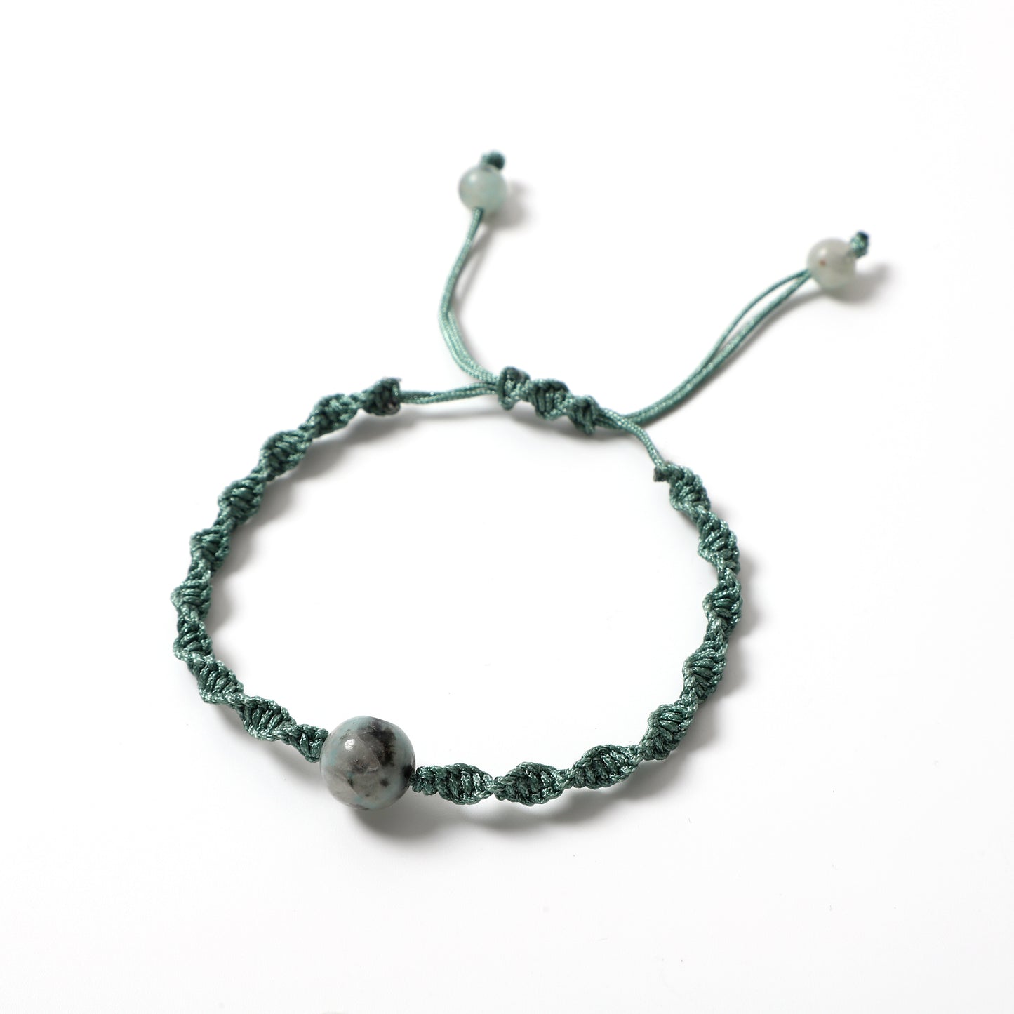 Macrame Bracelet Handcrafted Natural Gemstone Round Beads | Connection & Protection | Wholesale Bulk Pricing