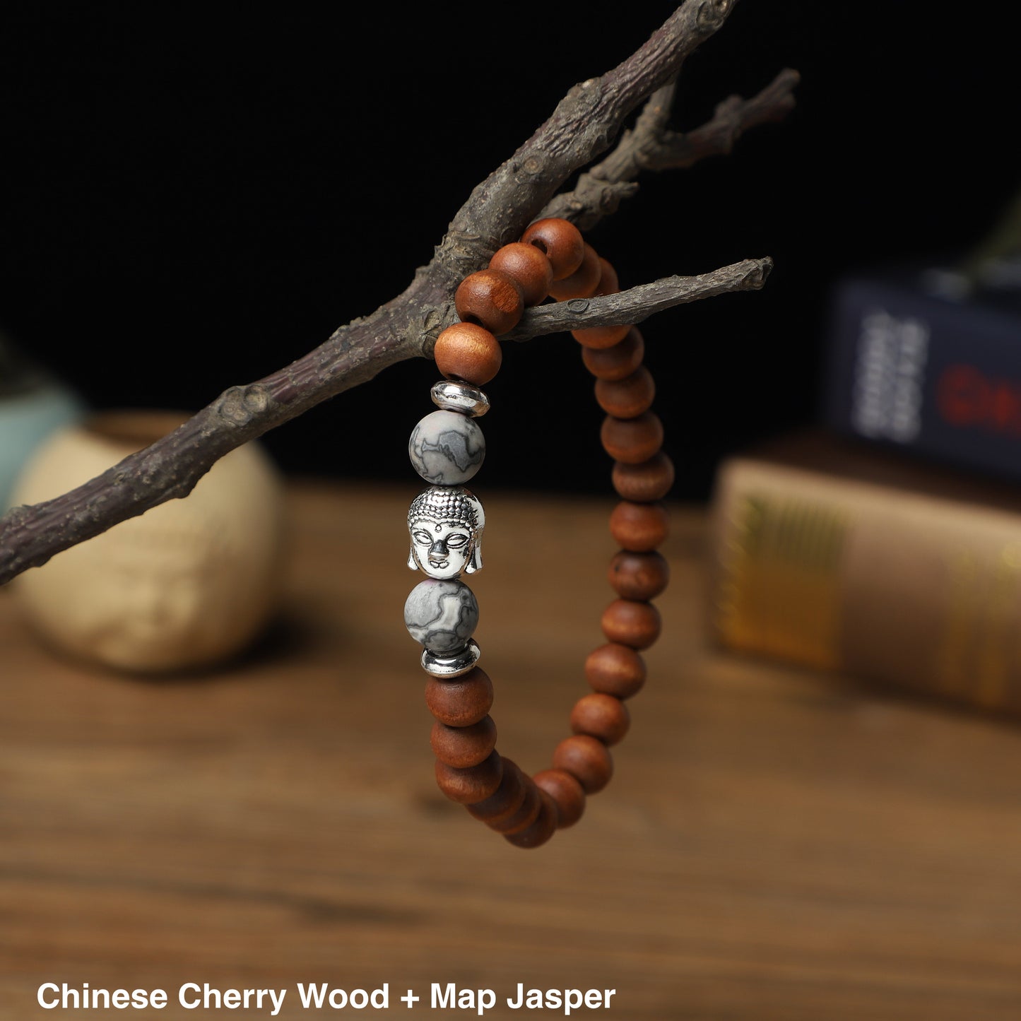 " Buddha" Bracelets ( 8mm Gemstone, Lava , Wooden beads) ROLA DIRECT BUY