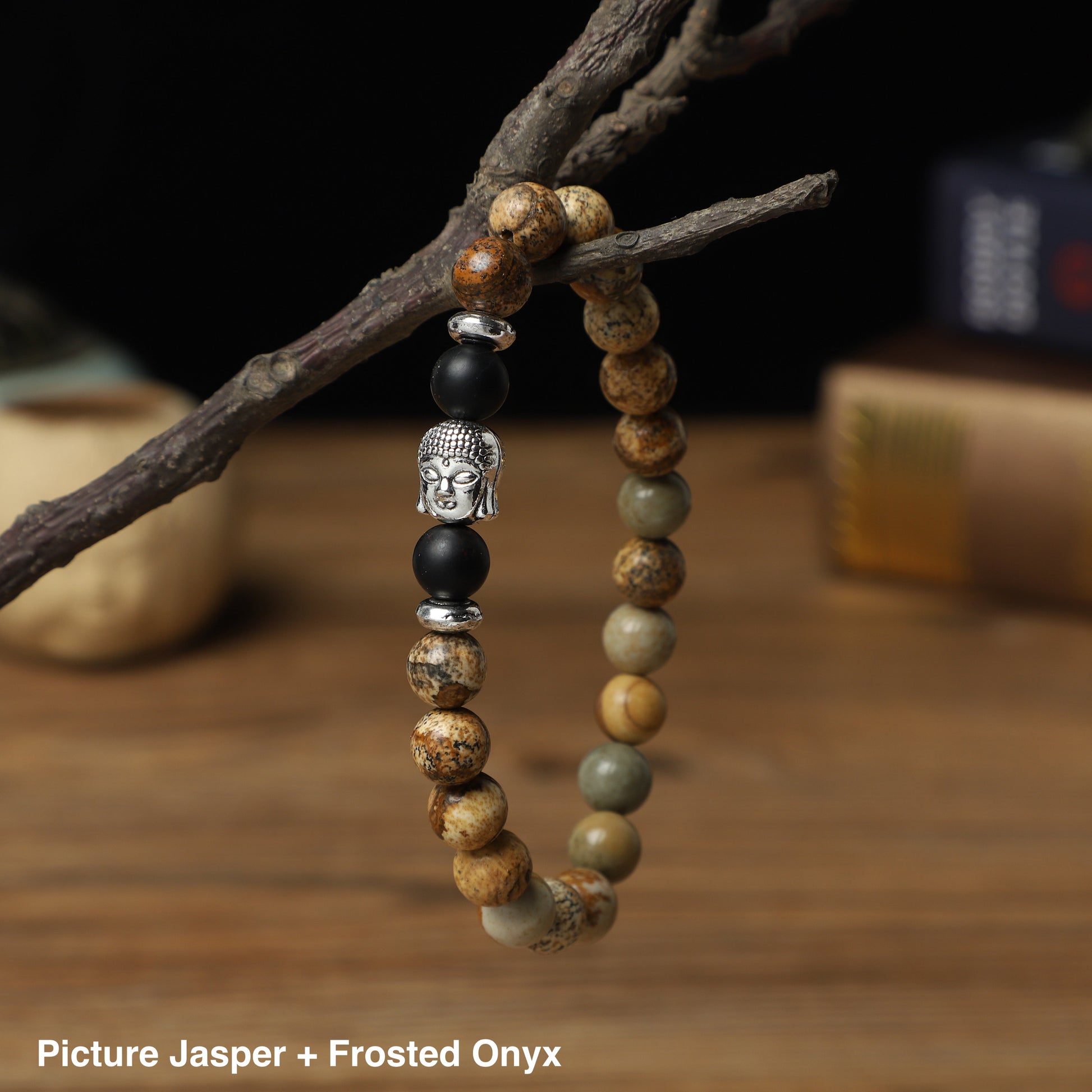 " Buddha" Bracelets ( 8mm Gemstone, Lava , Wooden beads) ROLA DIRECT BUY