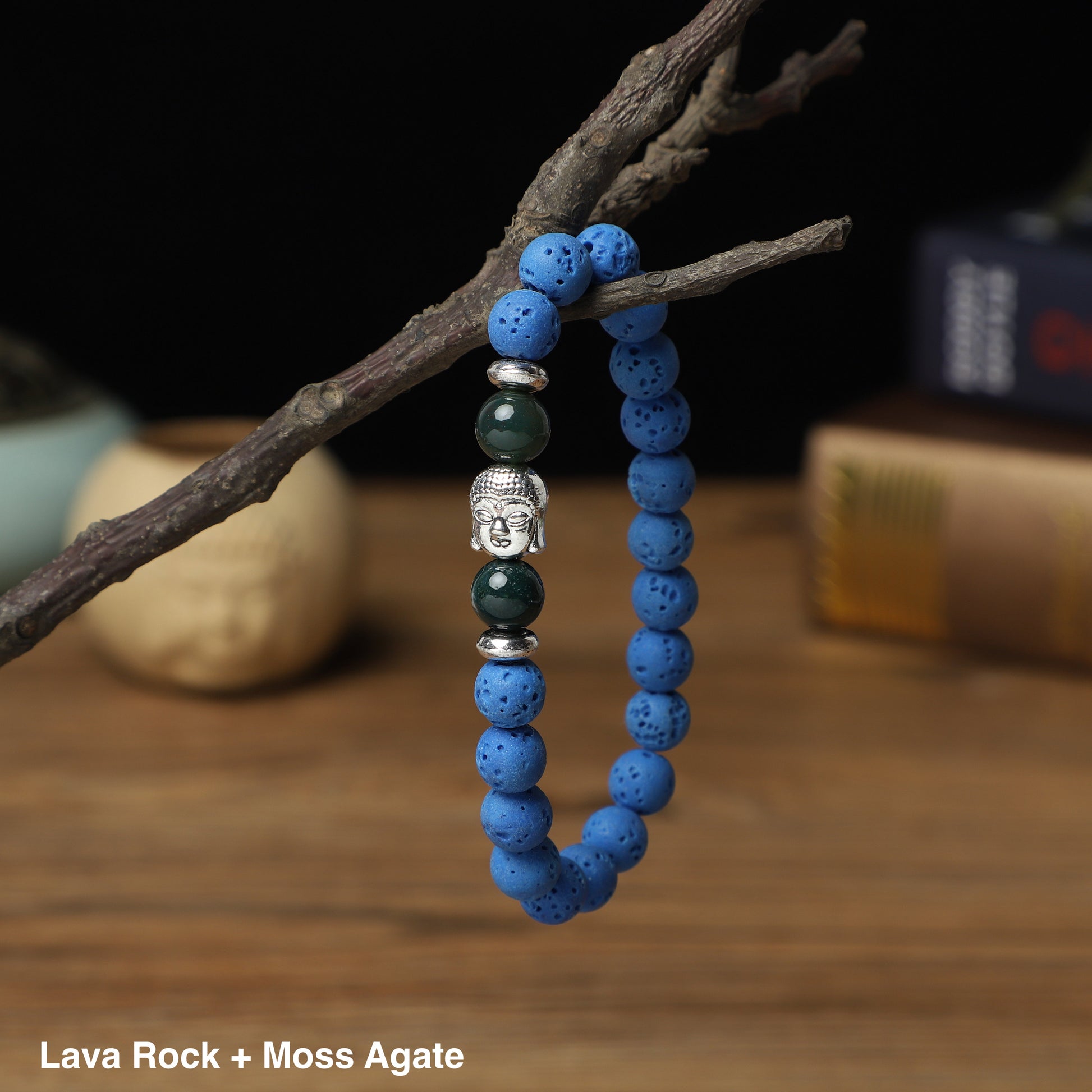 " Buddha" Bracelets ( 8mm Gemstone, Lava , Wooden beads) ROLA DIRECT BUY