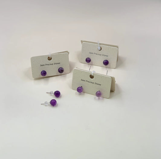 Gemstone Stud Earrings ROLA DIRECT BUY