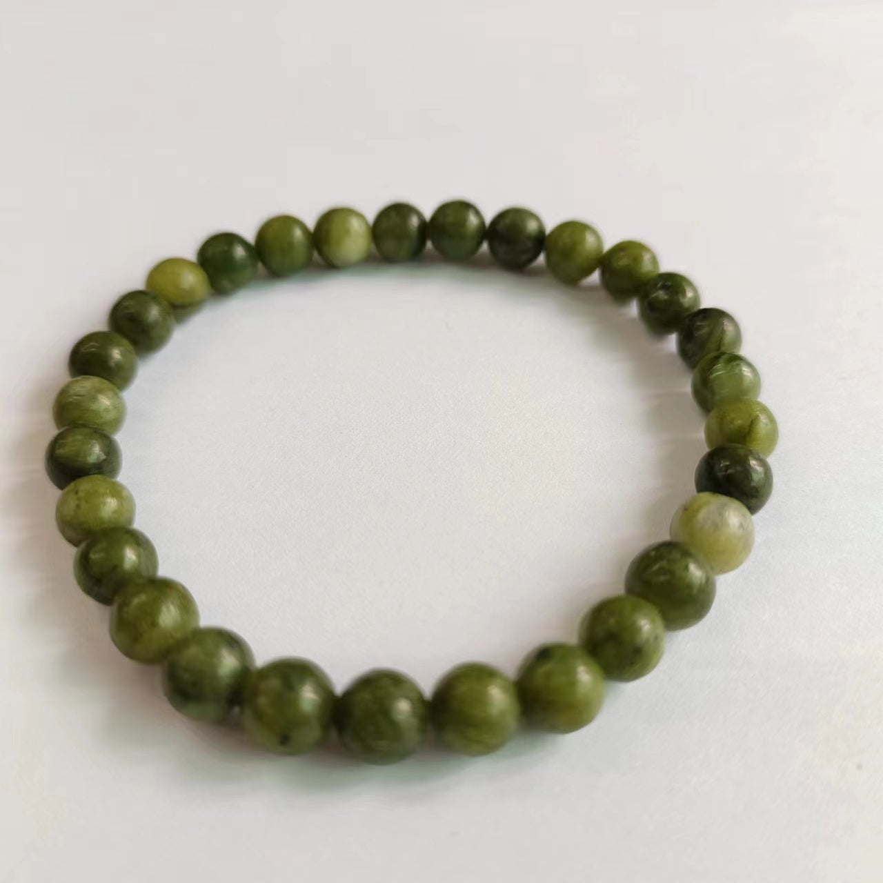 Green Jade Bracelet Natural Gemstone Beaded | Prosperity & Good Luck | Wholesale Bulk Pricing