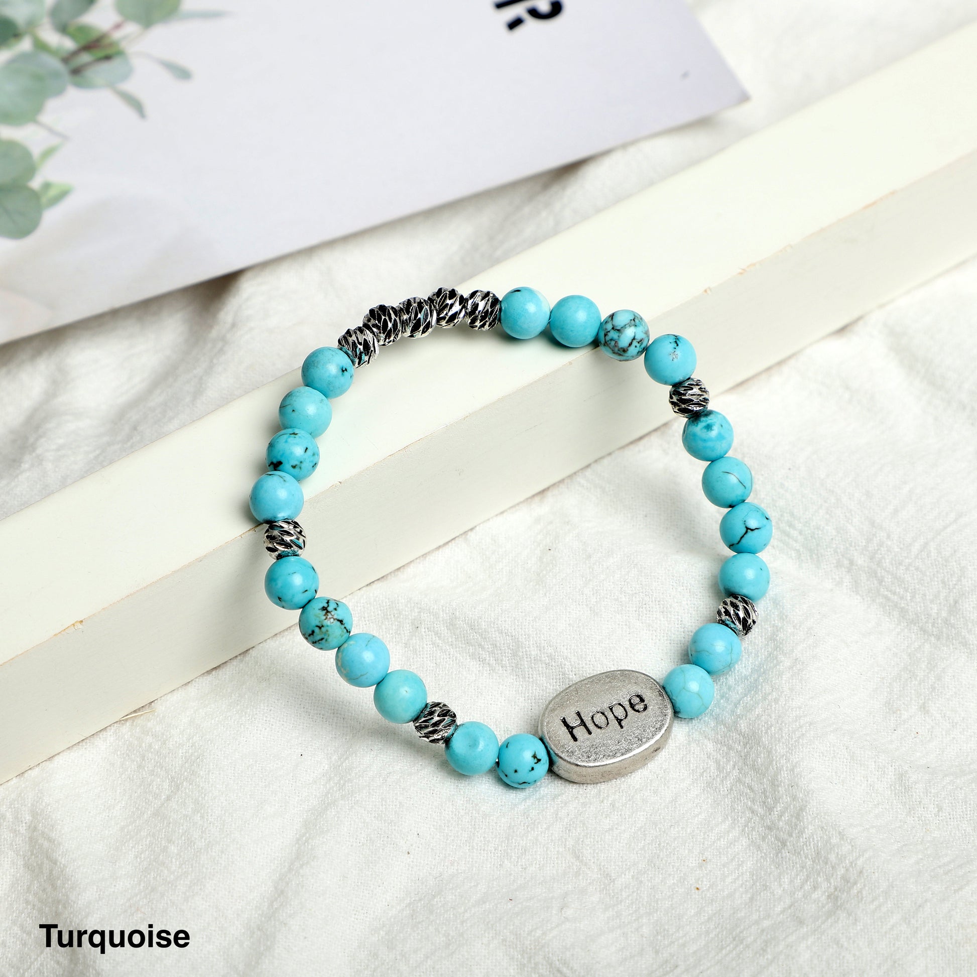 "HOPE" Gemstone Bracelets ( 6mm Gemstone beads) ROLA DIRECT BUY