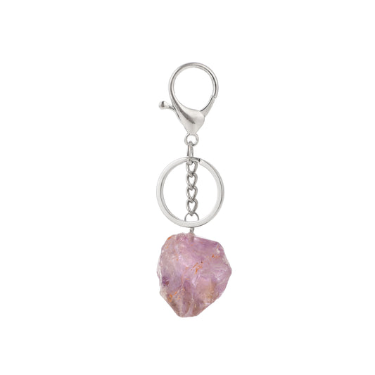 Unique Rough Stone Key Chain - Perfect for Women and Men