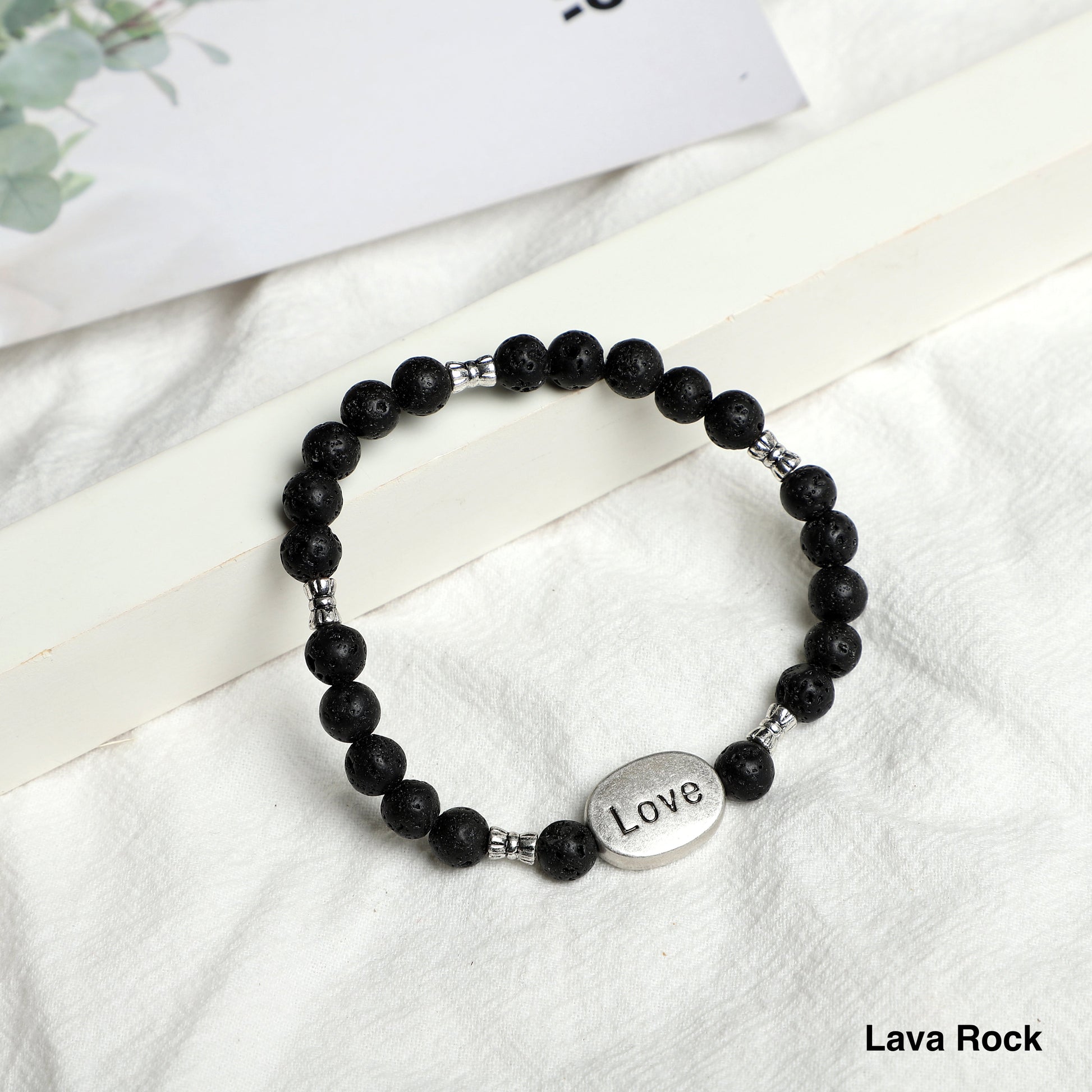 "LOVE" Bracelet ( 6mm gemstone) ROLA DIRECT BUY