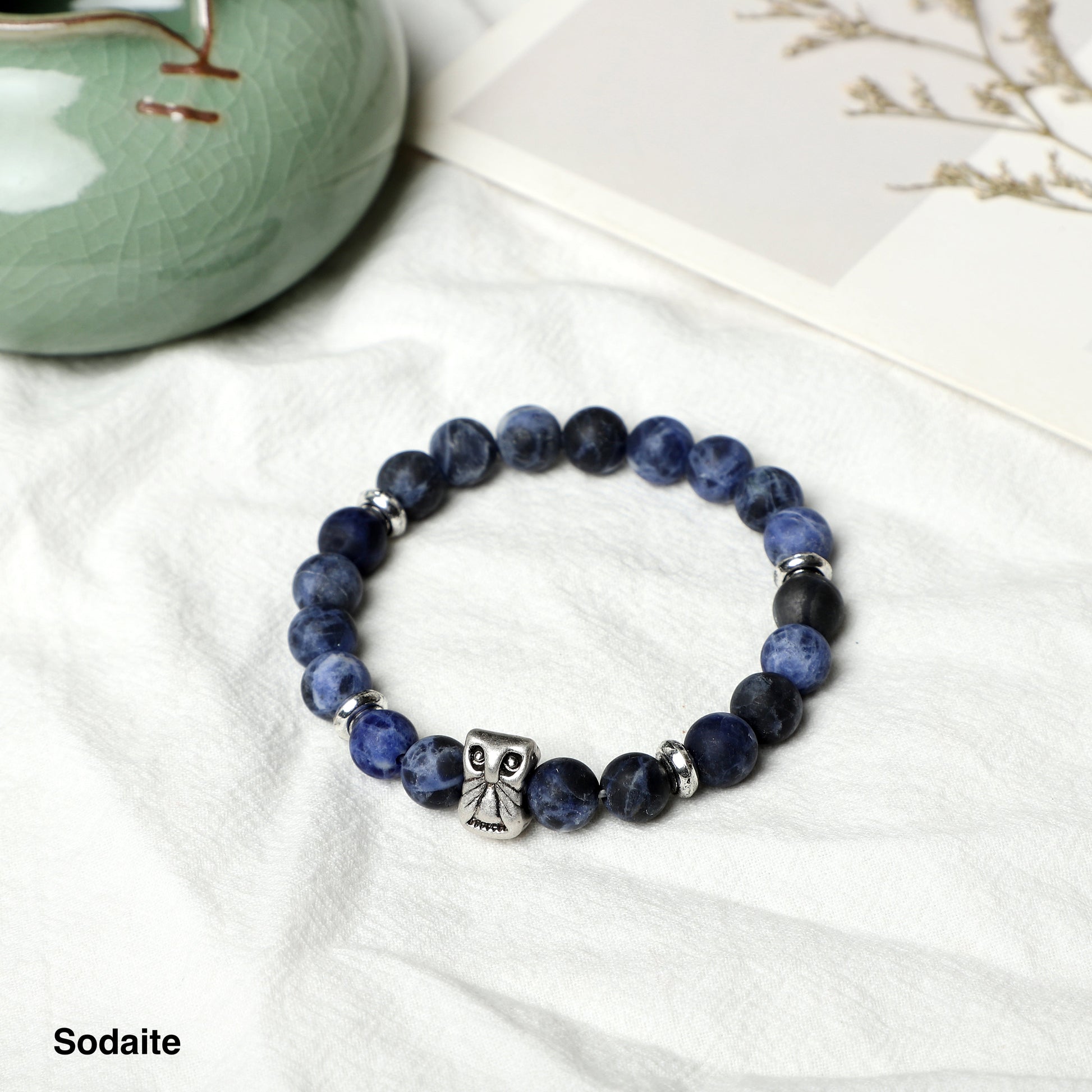 OWL Bracelets (8mm Gemstone beads ) ROLA DIRECT BUY