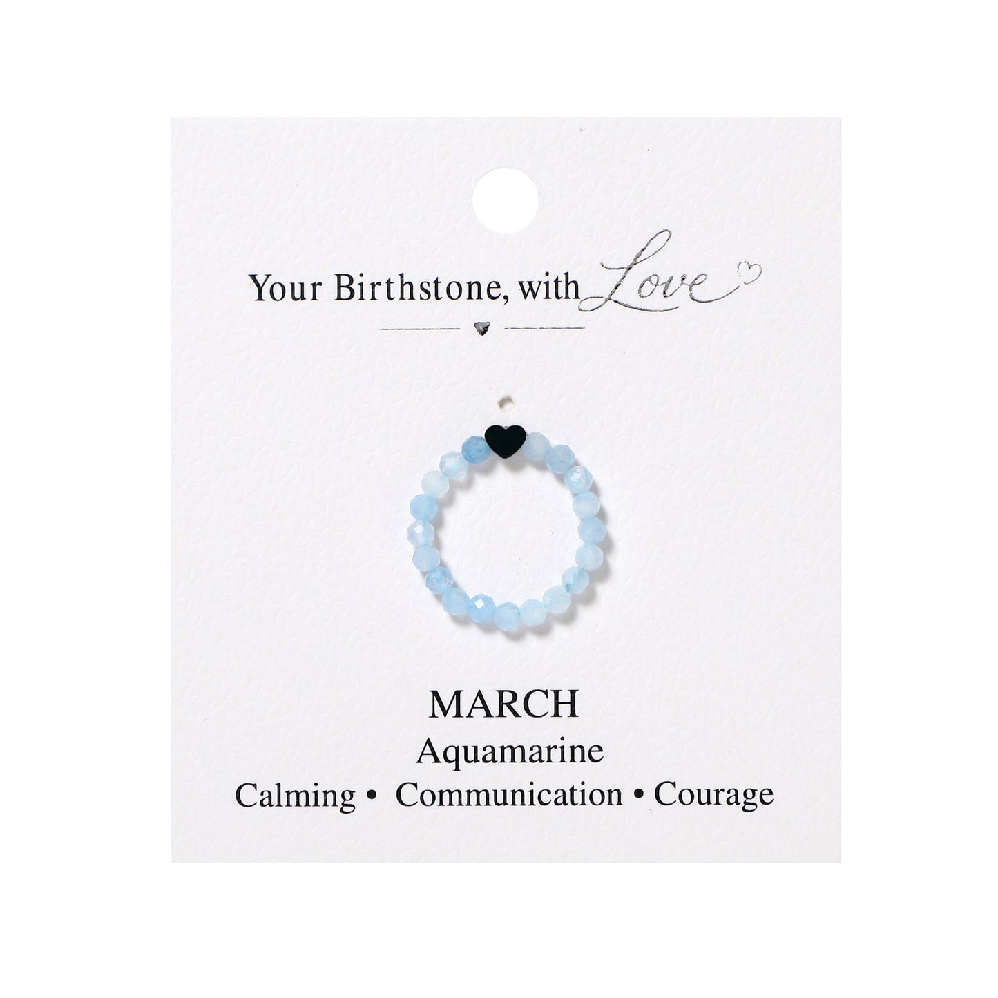 12 Styles Birthstone Rings Natural Gemstone Beaded | Love & Protection | Wholesale Bulk Pricing