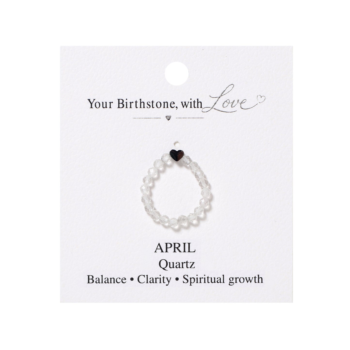 12 Styles Birthstone Rings Natural Gemstone Beaded | Love & Protection | Wholesale Bulk Pricing