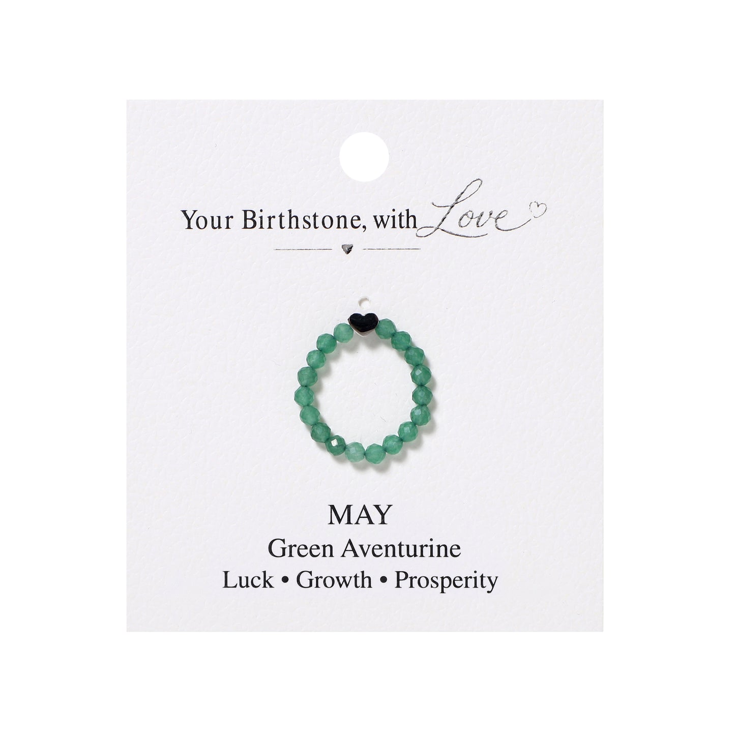 12 Styles Birthstone Rings Natural Gemstone Beaded | Love & Protection | Wholesale Bulk Pricing
