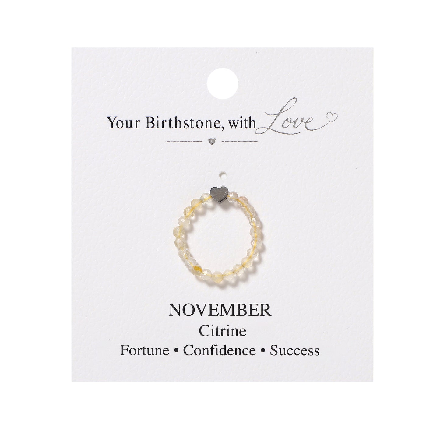 12 Styles Birthstone Rings Natural Gemstone Beaded | Love & Protection | Wholesale Bulk Pricing