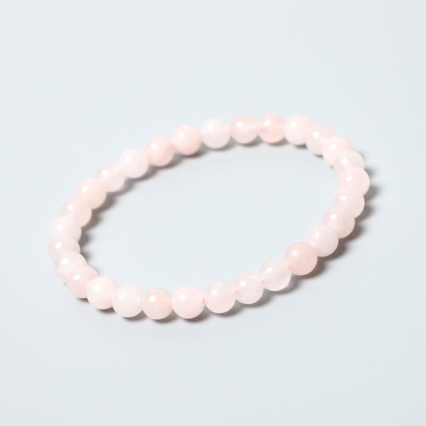 Rose quartz round beads Elastic bracelet ROLA DIRECT BUY