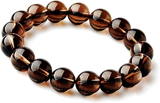 Smoky Quartz Bracelet Natural Gemstone Beaded | Grounding & Protection | Wholesale Bulk Pricing