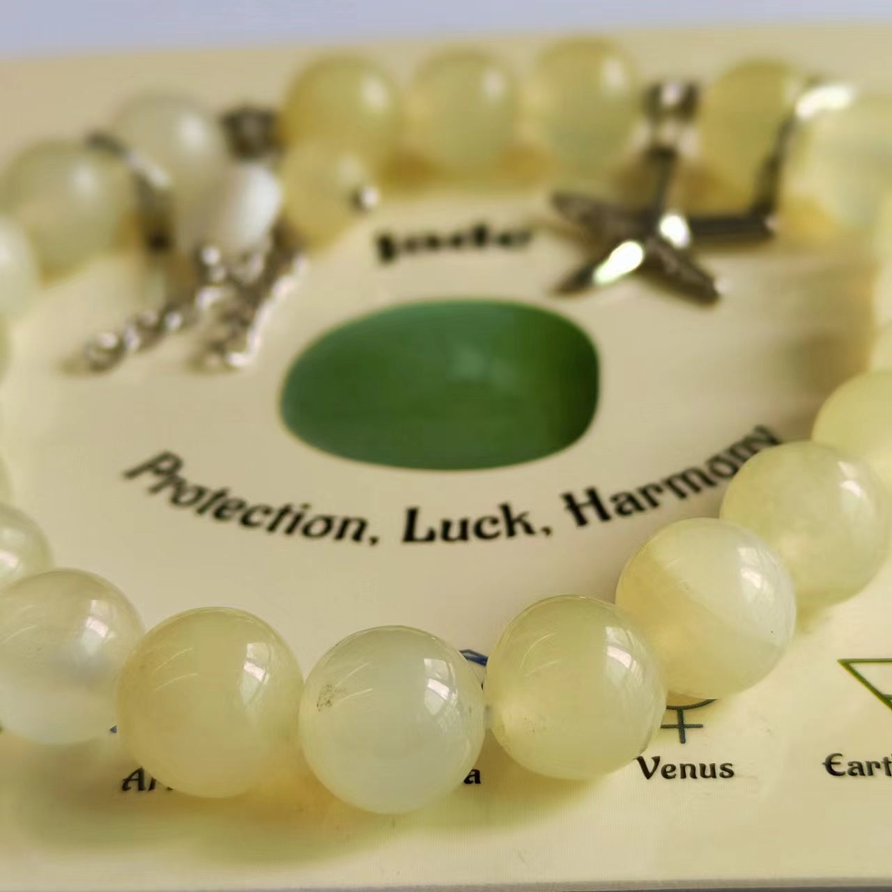 Starfish Charm Bracelet Natural Gemstone Beaded |  Hope & Regeneration | Wholesale Bulk Pricing