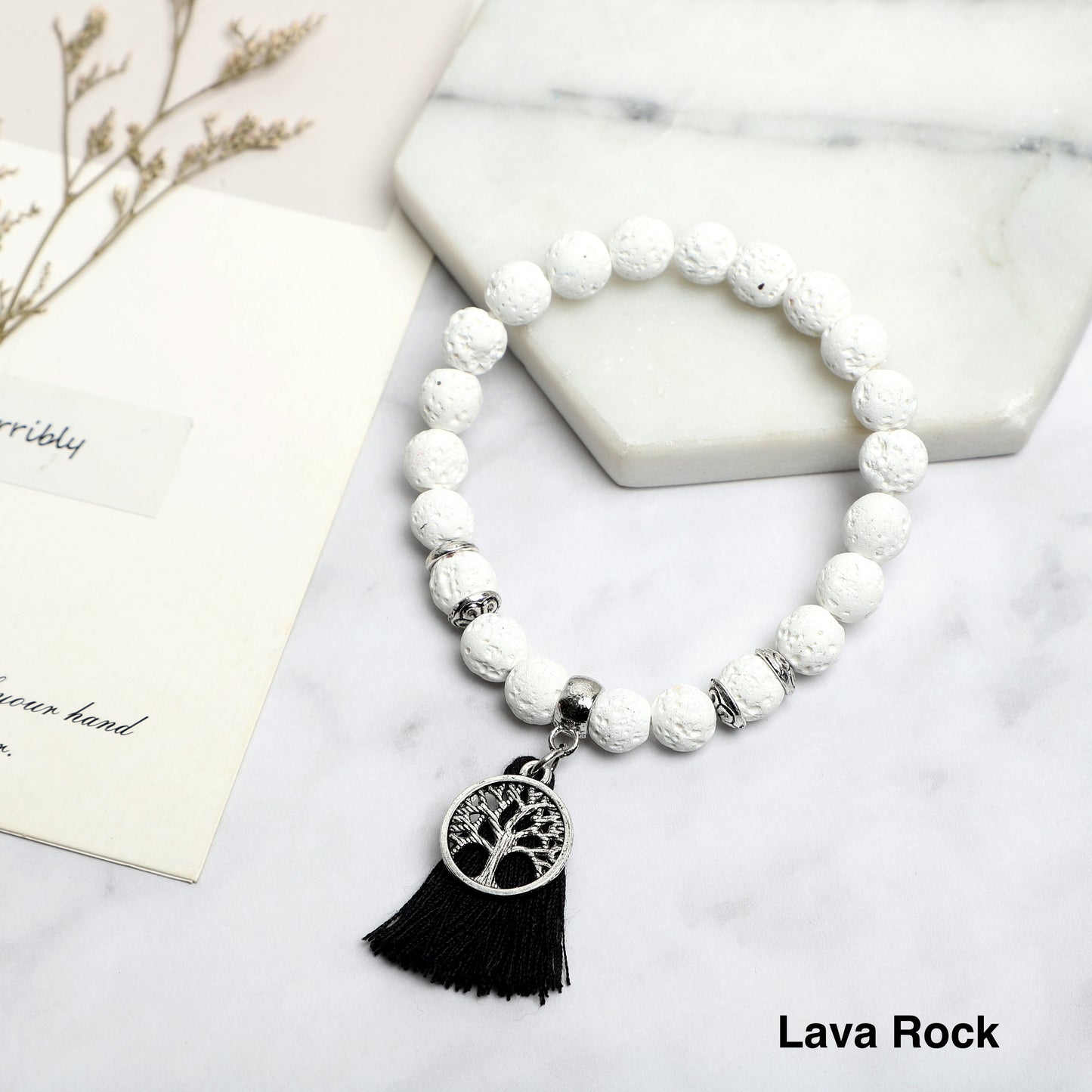 The Tree of Life  with Lava Rock Bracelets (8mm beads ) ROLA DIRECT BUY