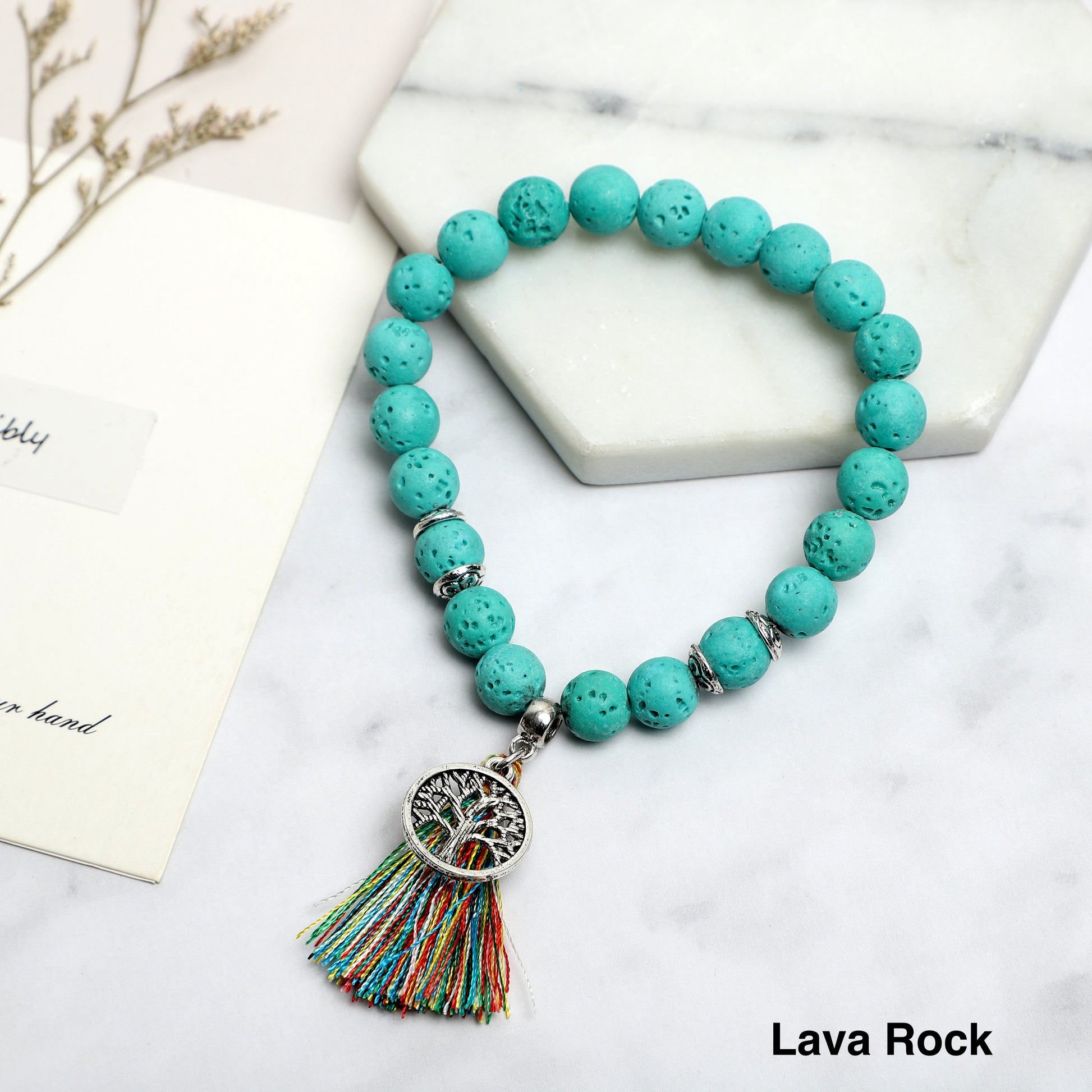 The Tree of Life  with Lava Rock Bracelets (8mm beads ) ROLA DIRECT BUY