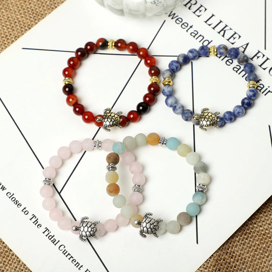 Tortoise Bracelets (8mm Gemstone beads) ROLA DIRECT BUY