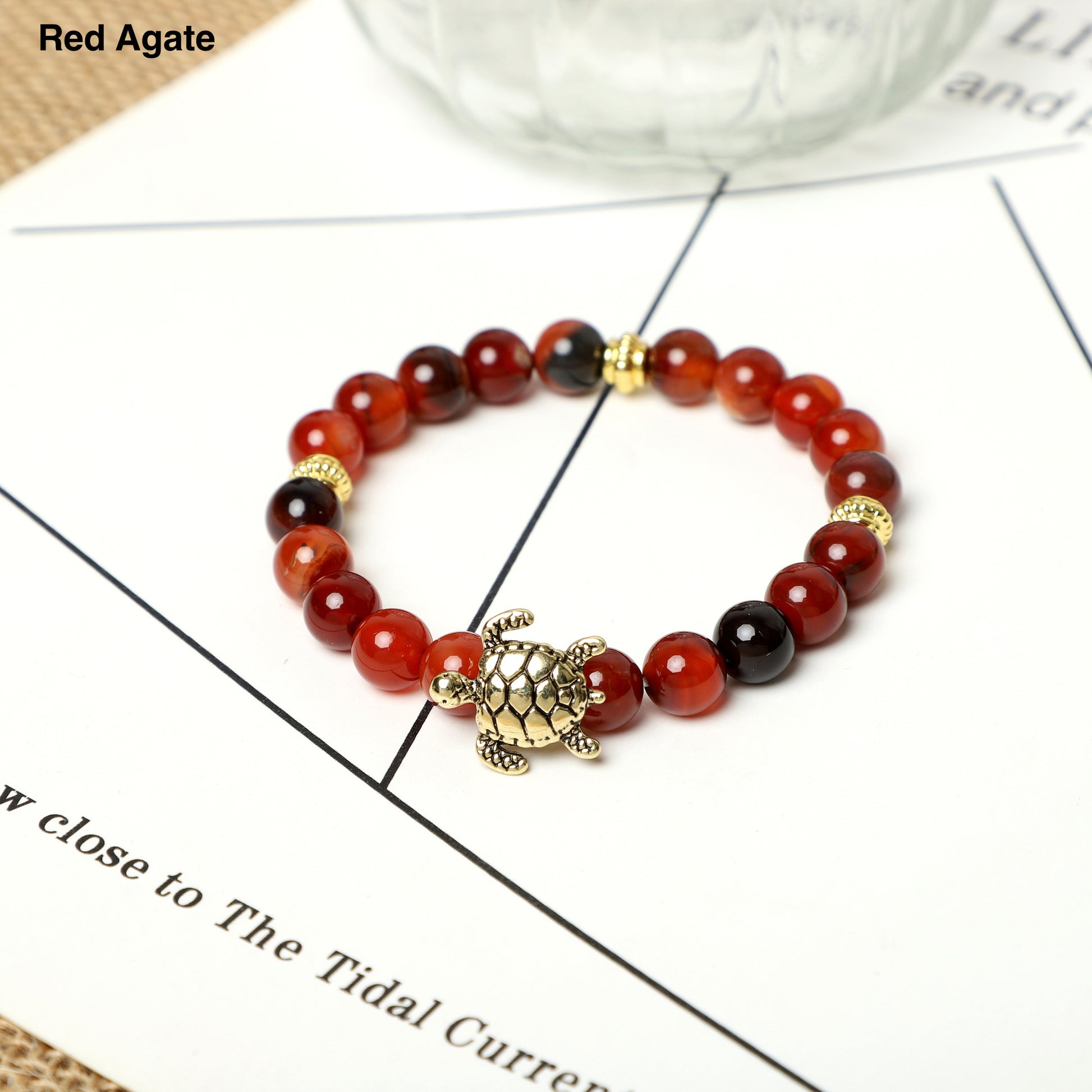 Tortoise Bracelets (8mm Gemstone beads) ROLA DIRECT BUY