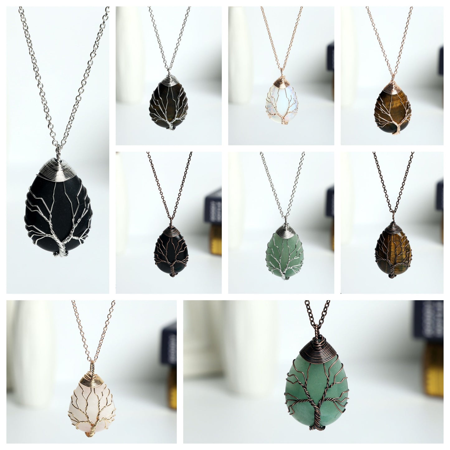 Tree of Life handmade Stone Necklace ROLA DIRECT BUY