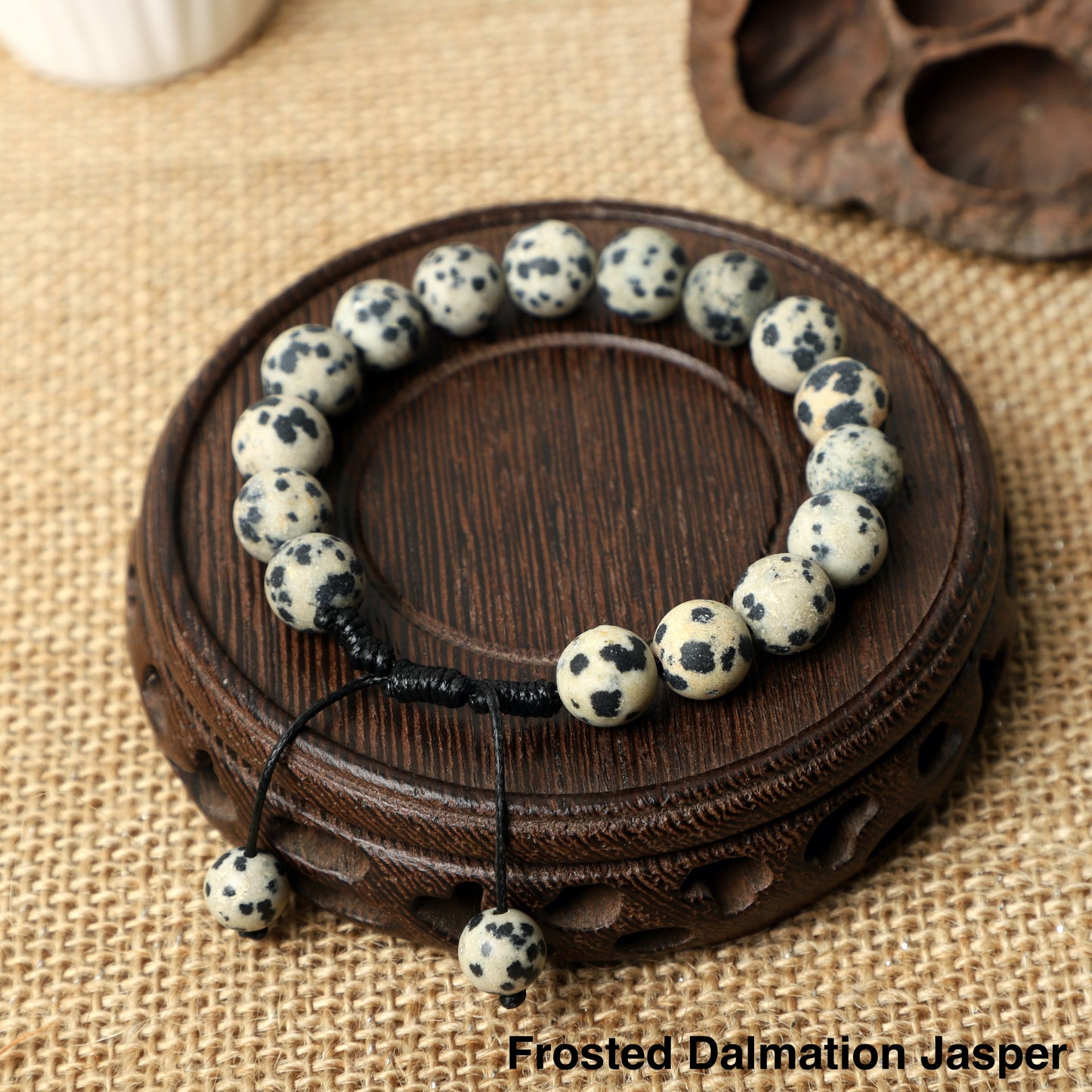 Weaved Dalmatian Jasper Bracelet ROLA DIRECT BUY