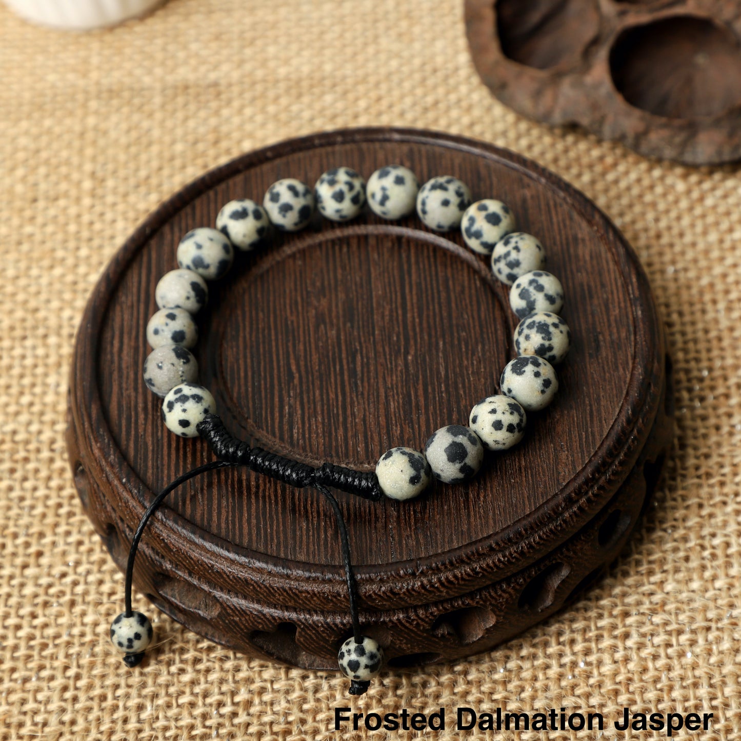 Weaved Dalmatian Jasper Bracelet ROLA DIRECT BUY