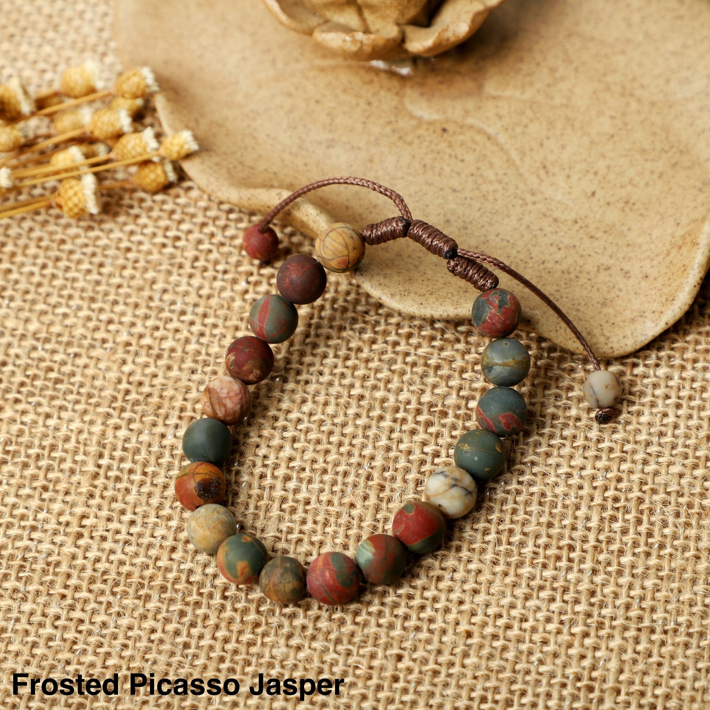 Weaved Picasso Jasper Bracelet ROLA DIRECT BUY