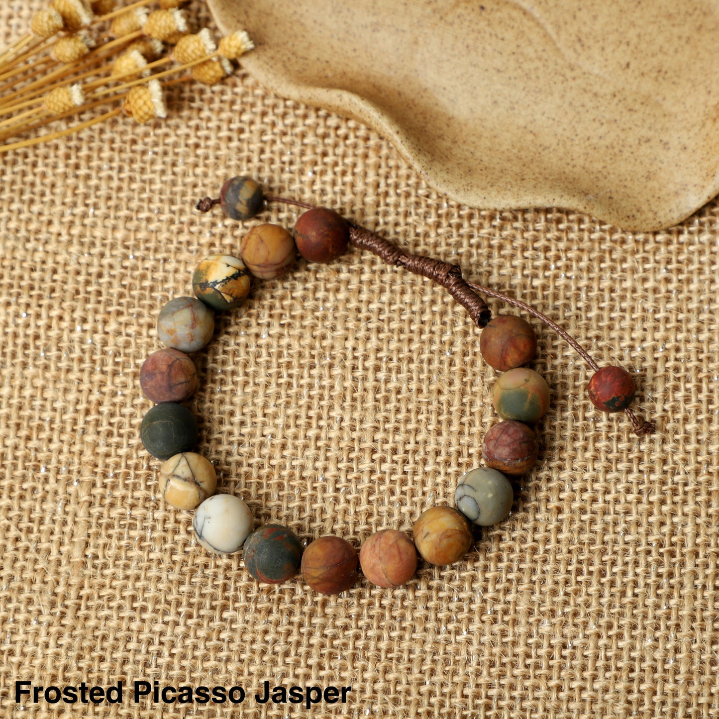 Weaved Picasso Jasper Bracelet ROLA DIRECT BUY