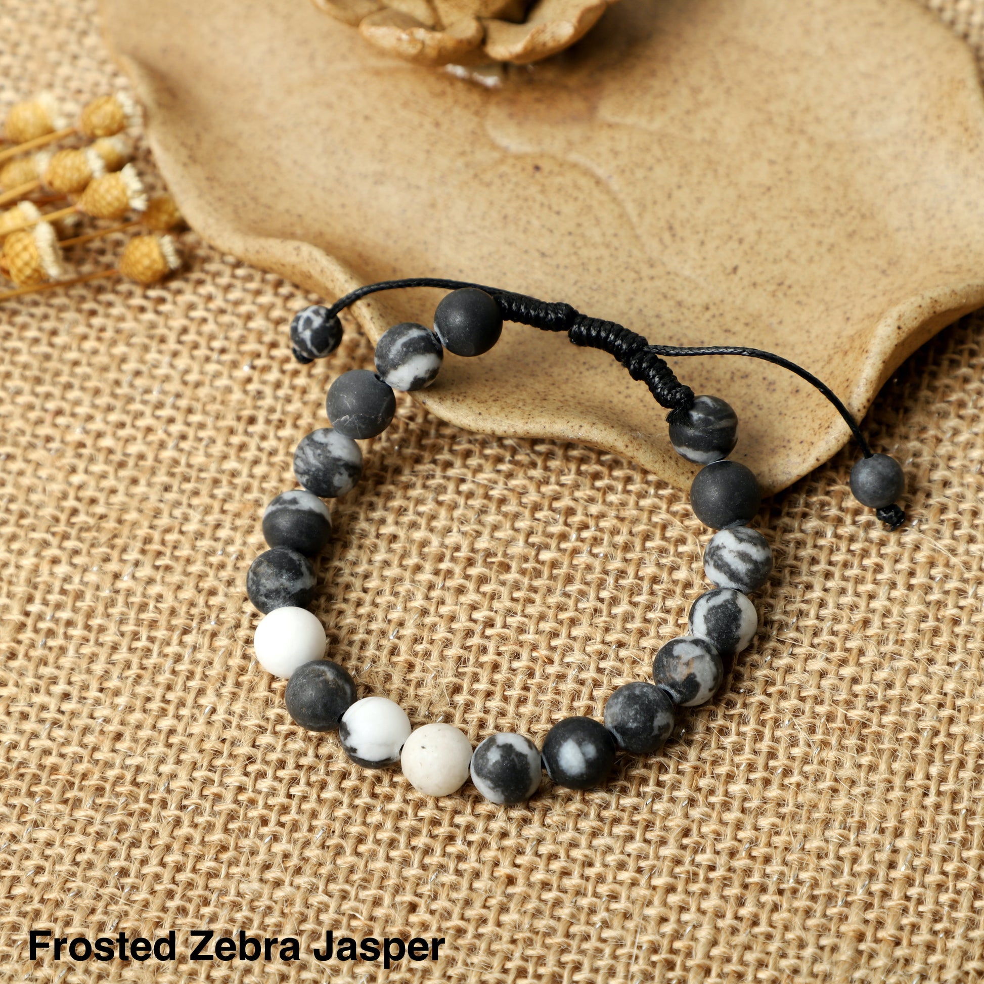 Weaved Zebra Jasper Bracelet ROLA DIRECT BUY