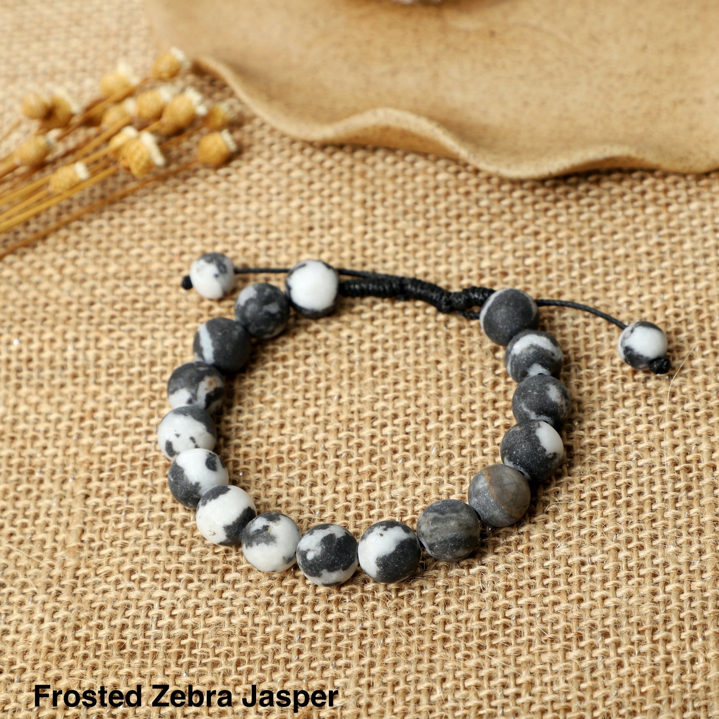 Weaved Zebra Jasper Bracelet ROLA DIRECT BUY