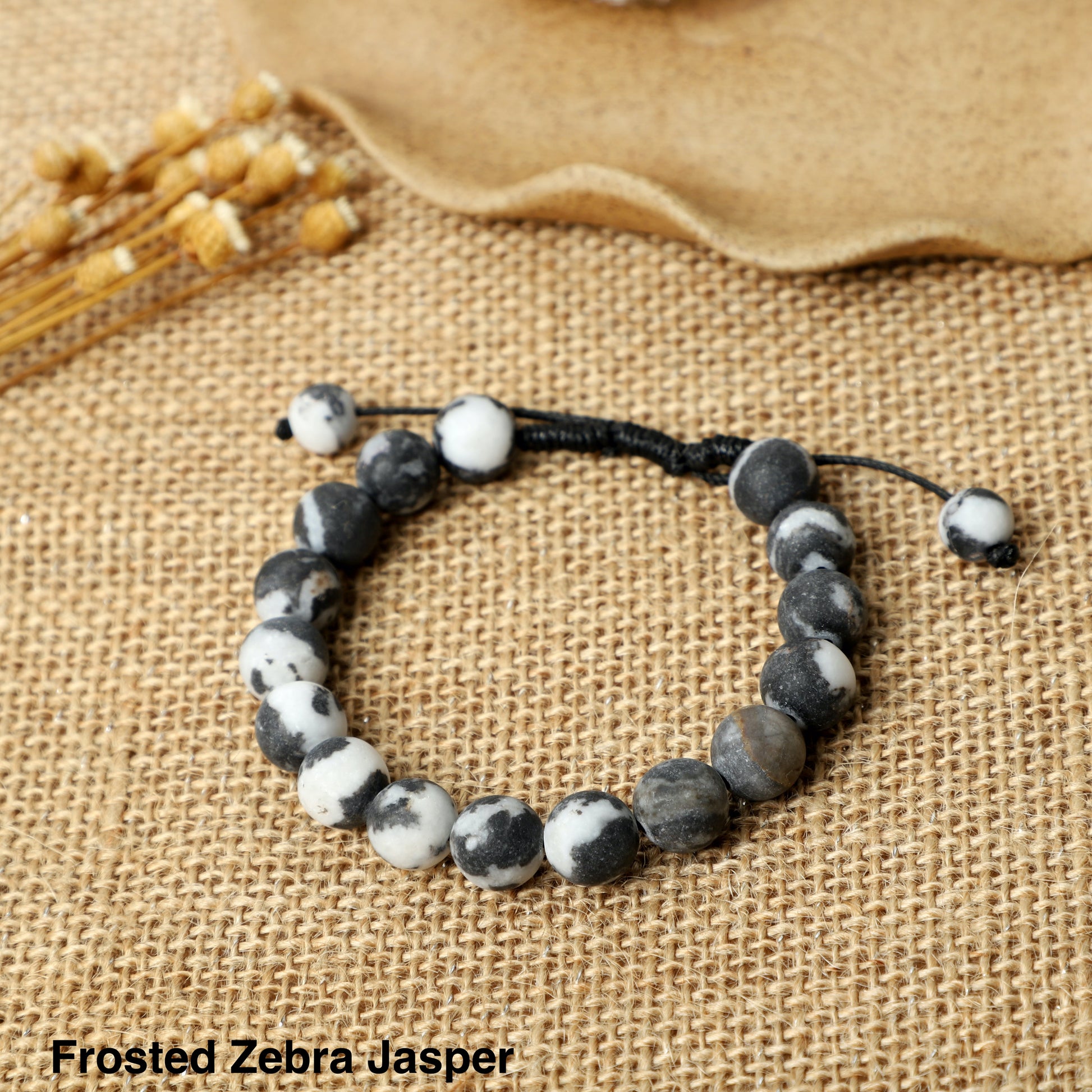 Weaved Zebra Jasper Bracelet ROLA DIRECT BUY